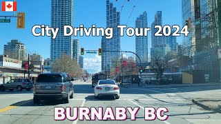 Vancouver Drive: BURNABY BC Metrotown and Edmonds Districts. Scenic Driving Canada on Apr 09 2024