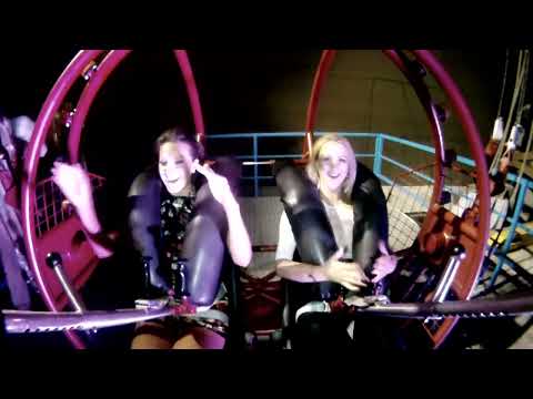 Girl Enjoys SlingShot Ride.