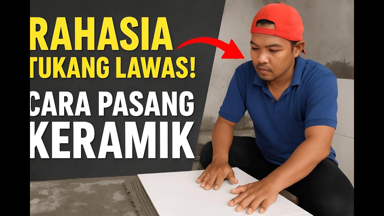 💥 “Pasang Keramik GAK PERLU WATERPASS?! Gaya Bas Cilebar Emang Ngeri!”