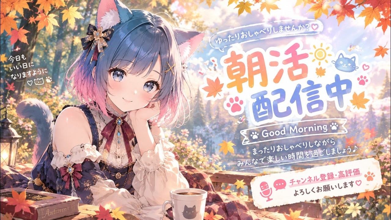 【#雑談/#朝活】火曜!朝!って話【#新人vtuber】