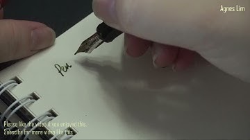 Writing Therapy ASMR - Pilot Custom 74 (episode 14)