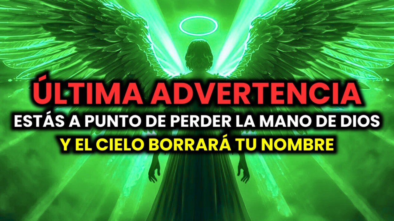 🔴SOLO QUEDAN 7 SEGUNDOS — EL ARCÁNGEL MIGUEL ESTÁ GRITANDO: ESTÁS A PUNTO DE PERDER LA MANO DE DIOS…