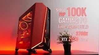 ($1900) Php100K Gaming PC Time Lapse Build I Ryzen 7 3700X + RTX 2070 Super