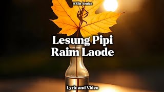 LESUNG PIPI - Raim Laode ( Lyrics Video ) #laguviraltiktok 