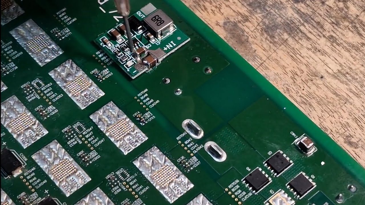 Antminer L3+ (Ремонт хеш-платы) Ситуация 2 - YouTube