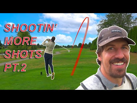 Ok I Added Shot Tracers!!! ( Every Shot Mayfair Lakes Golf Course Vlog pt.2)