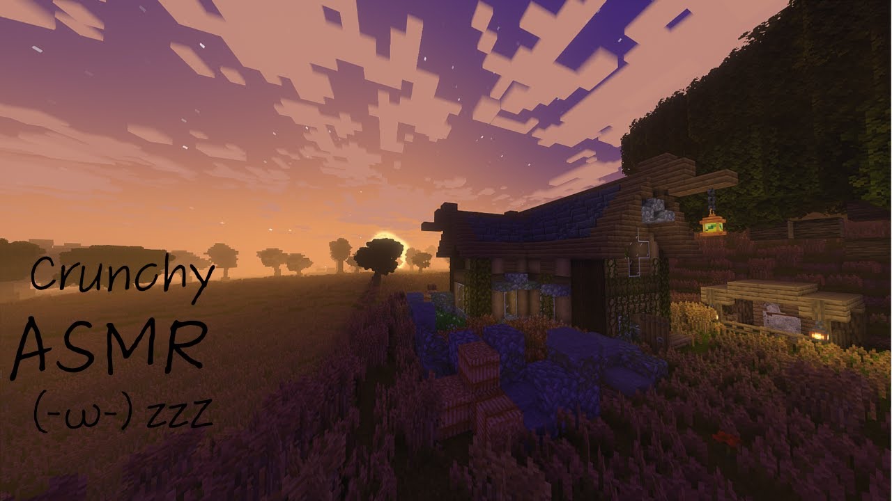 Crunchy ASMR triggers for sleep and relaxation(^ω^)~