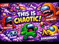 Brain Dead and Chaotic Gameplay with @NotBasicGamerz and @kaaatillrishii  | Among us Live Stream