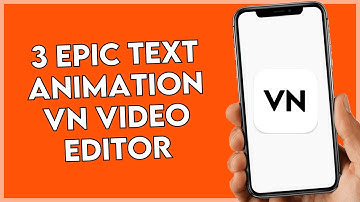 How To Create 3 Epic Text Animations On VN Video Editor