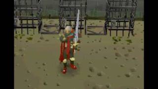runescape, attack, strength and defence skillcape emote.