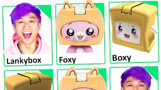 MAKING LANKYBOX a ROBLOX ACCOUNT (Justin, Foxy, Boxy, Adam)