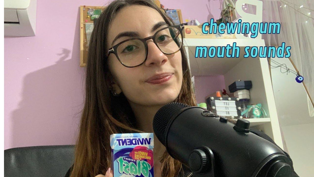 Chewing Gum Sounds & Tapping 🍬  | ASMR ITA