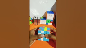 Diagonal lines cool 😎 pattern in 4×4 Rubik