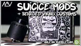 Suicide Mods Ripsaw RDA Review - A Bearded Viking Customs Collab