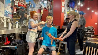 Autism and Haircuts! A haircut goes wrong, but works out for the best! MUST SEE TIPS FOR PARENTS!