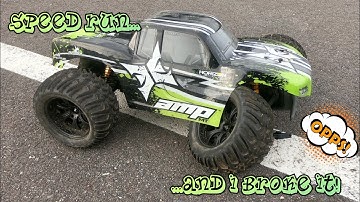 Ecx Amp Mt Speed Run w/ Hobbywing Brushless System Combo
