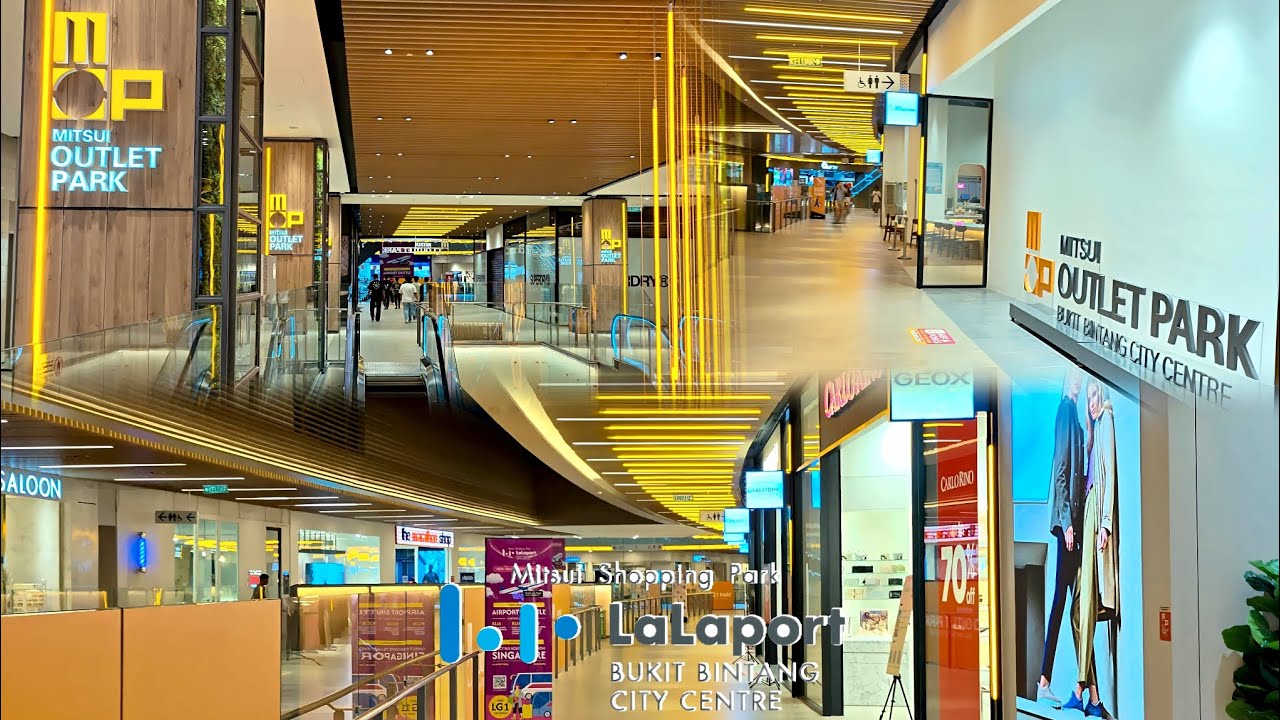 MITSUI OUTLET PARK&ROOFTOP GARDEN TOUR@LALAPORT BUKITBINTANG CITY CENTER|MALAYSIA TRAVEL&TOURISM🇲🇾🧳