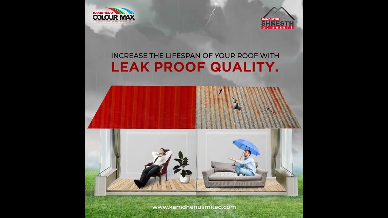 Colour coated metal sheets