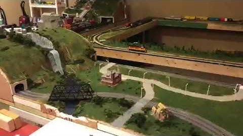 N Scale Layout On A Door. (Part 6)