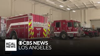 San Bernardino County Fire Department unveils new fleet of fire trucks
