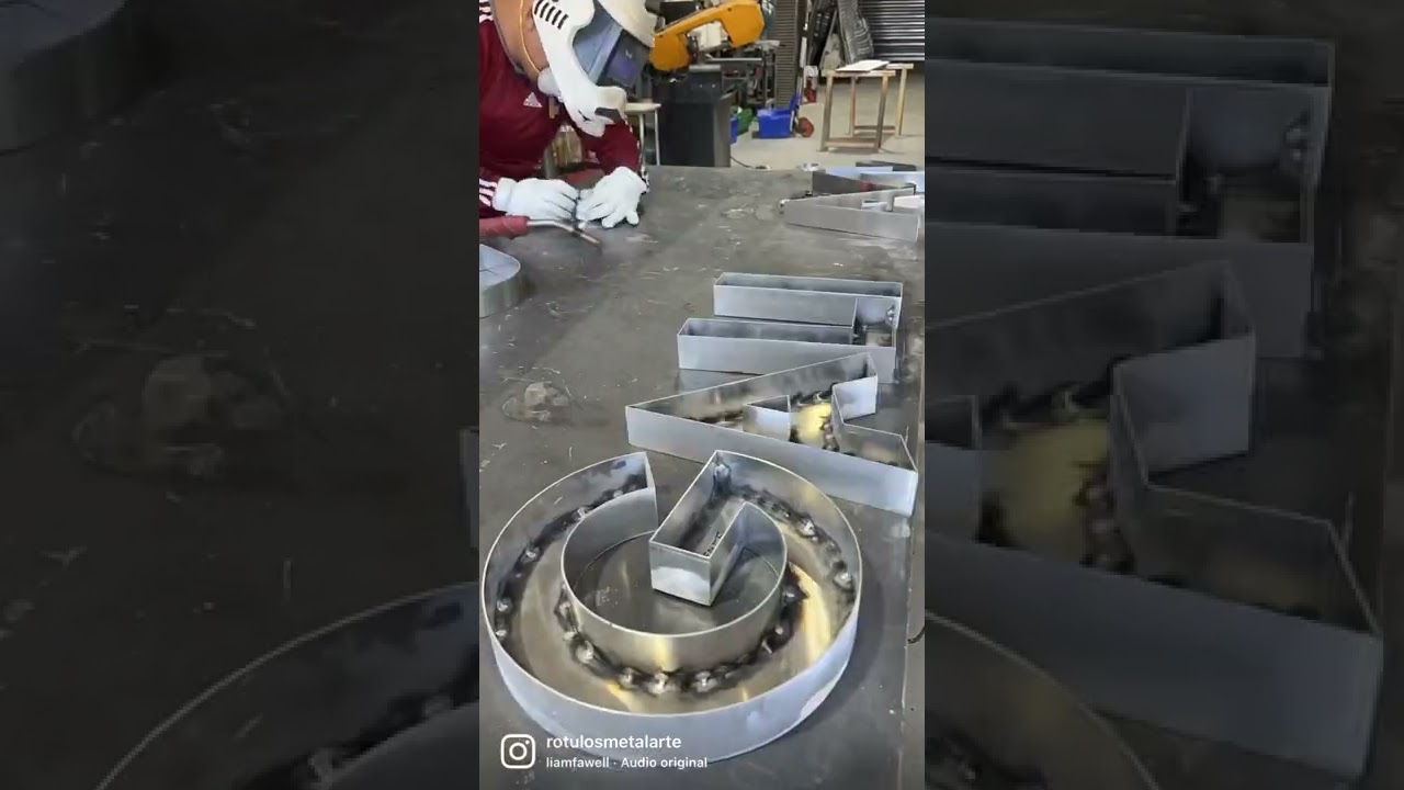 Fabricación de letras corpóreas en aluminio 🔥⭐️