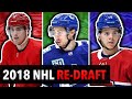 Re-Drafting the 2018 NHL Draft | Hughes, Zadina, Svechnikov, Sandin, Hayton