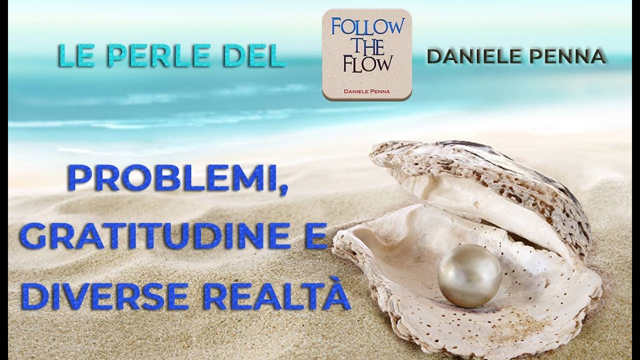 PROBLEMI, GRATITUDINE E DIVERSE REALTA' - Le Perle del Follow Yhe Flow di Daniele Penna