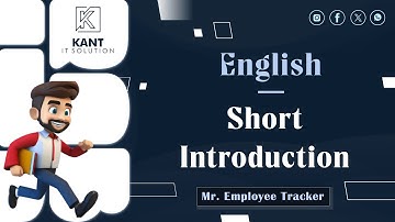 Short Introduction Of Mr. Employee Tracker.(English)