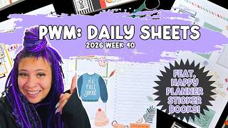 2026 DAILY SHEETS PLAN WITH ME WEEK 40