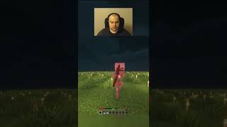 Killing a skeleton unarmed in minecraft day 20 #shorts #viralshorts