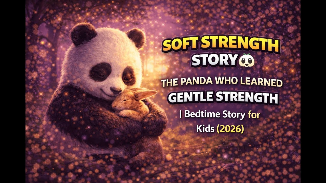 Soft Strength Story 🐼 | The Panda Who Learned Gentle Strength | Bedtime Story for Kids(2026)