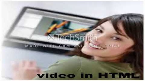 how to embed video in html using notepad