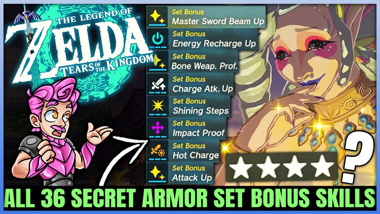 This Hidden Skill is GAME BREAKING - All 36 Secret LvL 2 Armor Set Bonus -  Tears of the Kingdom! 