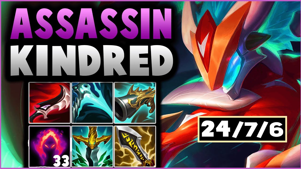 Duskblade Assassin Kindred Has Crazy High Damage! Invisible Assassin Kindred! - League Of Legends