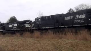 Chasing Norfolk Southern Tier 4 Engine