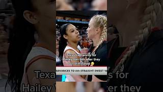 Throwback To When Hailey Van Lith Eliminated Texas And Had To Check This Girl