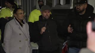 Anti-Fascist Ōtautahi - Protest outside 'Stop Co-Governance' meeting