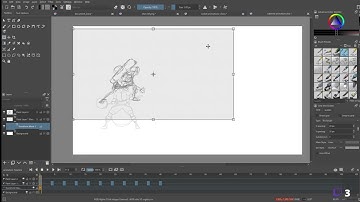 Krita Animation Tutorial - Part 8: Transform Masks for Moving Multiple Frames