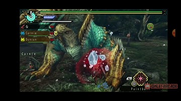 PPSSPP - Monster Hunter Portable 3rd Zinogre Hunting with Long Sword
