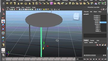 How to make a stool in Maya