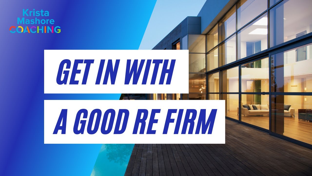 How To Get A Job With A Good Real Estate Firm YouTube