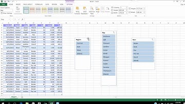 Excel 2013 Slicer, Timeline, Hyperlink tutorial