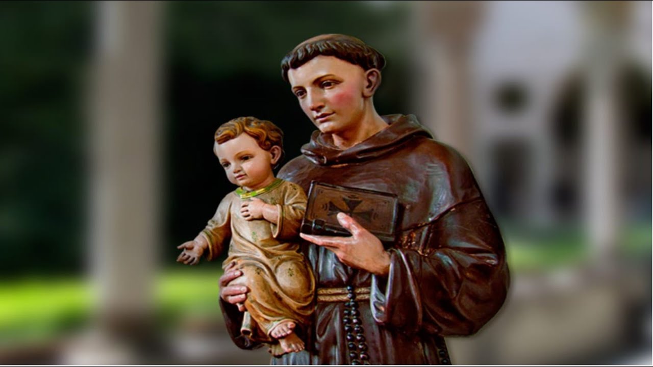 SANTO TERÇO DEDICADO A SANTO ANTÔNIO PROTETOR DOS POBRES,DOS DOENTES, DO CASAMENTO E COISAS PERDIDAS