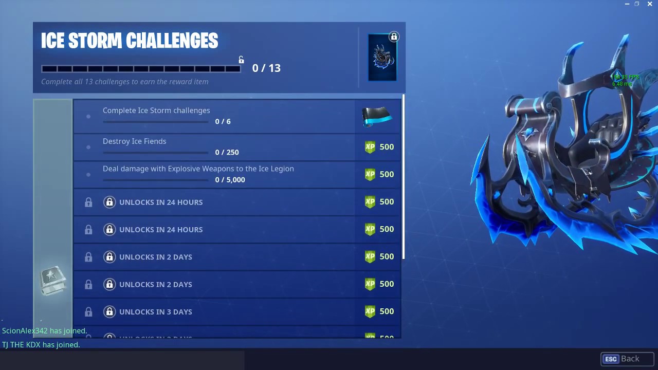 ICE STORM CHALLENGES!