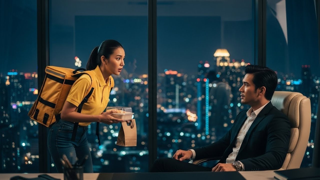 หญิงส่งอาหารช่วย CEO ป่วยหนักกลางคืนฝนตก — เช้าวันต่อมาเธอกลายเป็นเจ้าสาวอย่างไม่คาดคิด