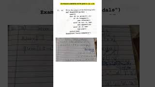 CS CLASS12 BOARD ANSWER KEYS QNO: 31 A &amp; B #boardexamination #python #CLASS12#CSANSWERKEYS