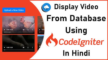 Display Videos from Database in Codeigniter in Hindi | Display Videos in codeigniter | Learn2Smart