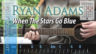Ryan Adams - When The Stars Go Blue | guitar lesson Wealth