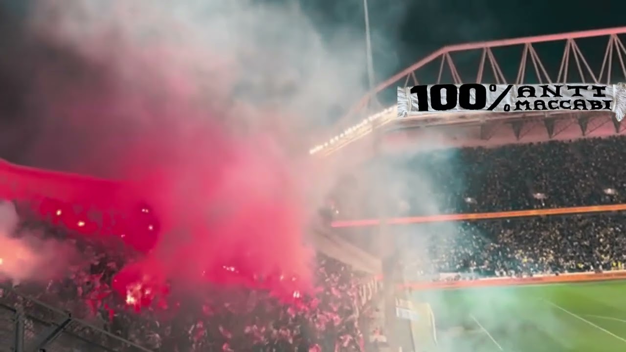 🔴 INSANE PYRO SHOW! Hapoel Tel Aviv Derby Win after 12 Years | מופע אבוקות היסטורי בדרבי