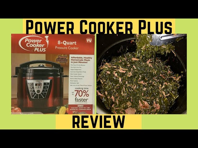 Power 8-Qt. Pressure Cooker XL with Bonus Items